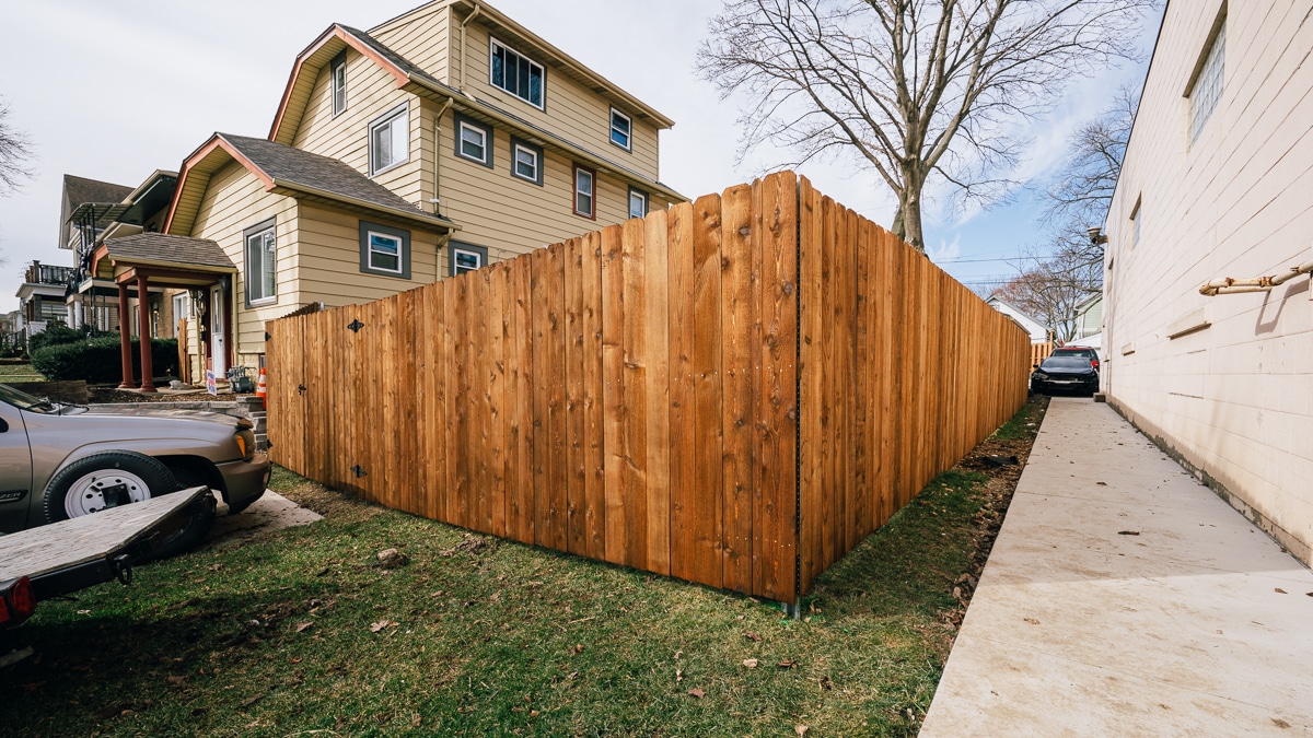 Cedar Privacy Fence Waukesha WI