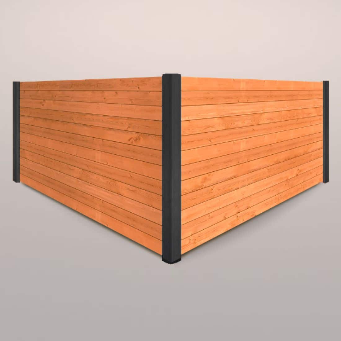 horizontal privacy fence