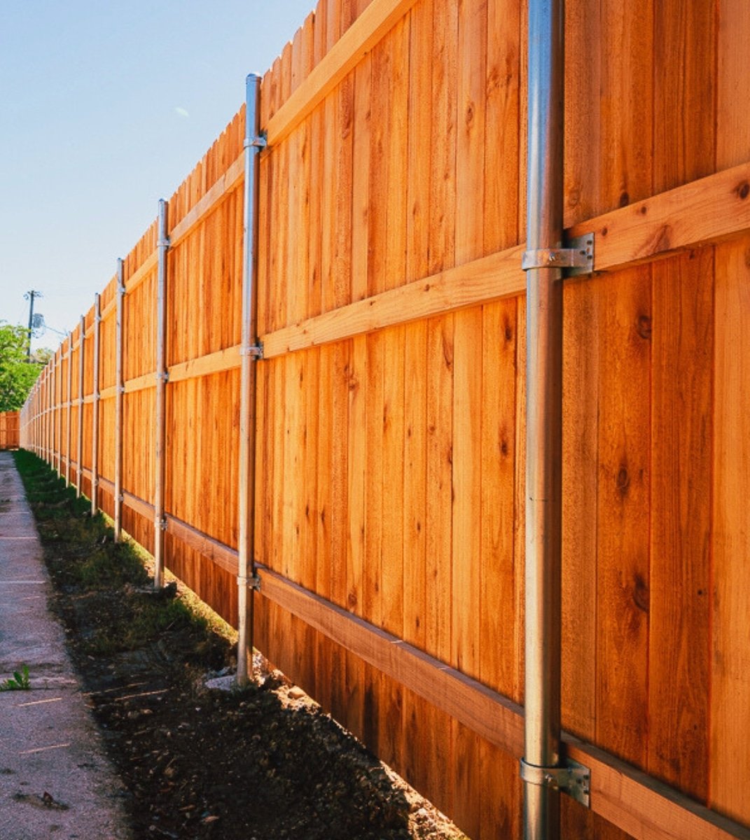 Commercial Privacy Fence Installation