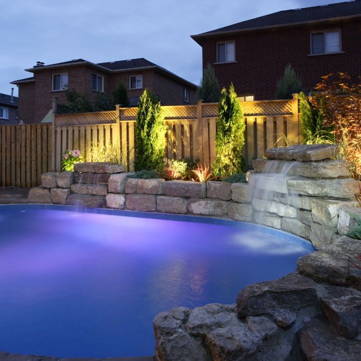 Decorative Wood Pool Fences