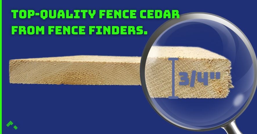 Cedar Fence Pickets and Posts for Sale